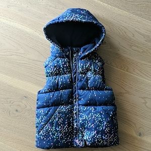 3/4T Zara Baby Girl Puffer Vest in Navy Blue